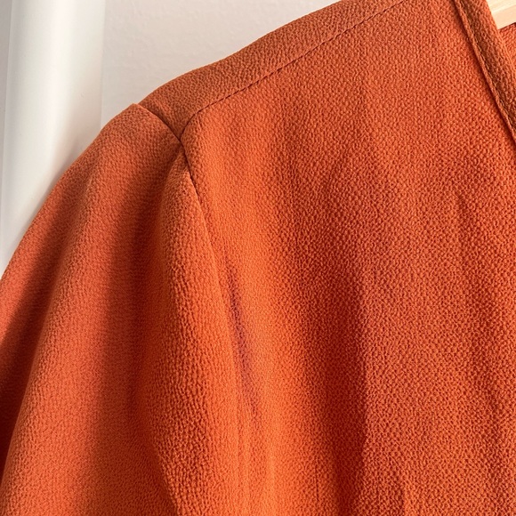 Orange Frank & Oak Button up Blouse - Picture 3 of 4